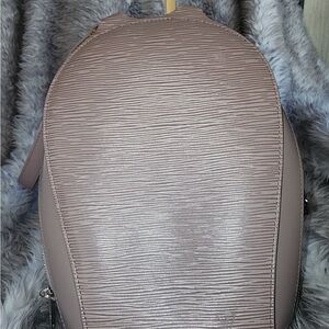 Louis Vuitton Textured Backpack in Lilac Epi Leather Authentic